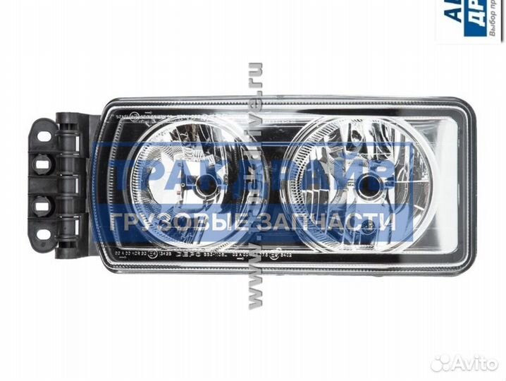 Фара iveco Stralis/Eurocargo с 2007г. левая (с корректором)