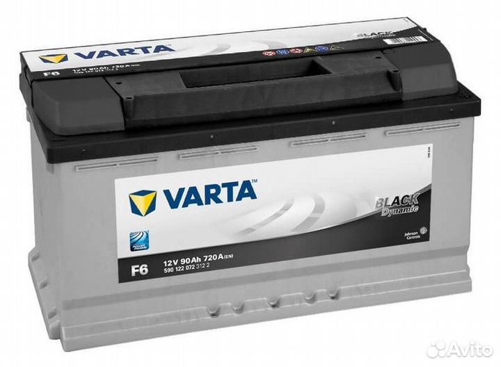 Аккумулятор Varta Black F6 90R 720A 353x175x190 90