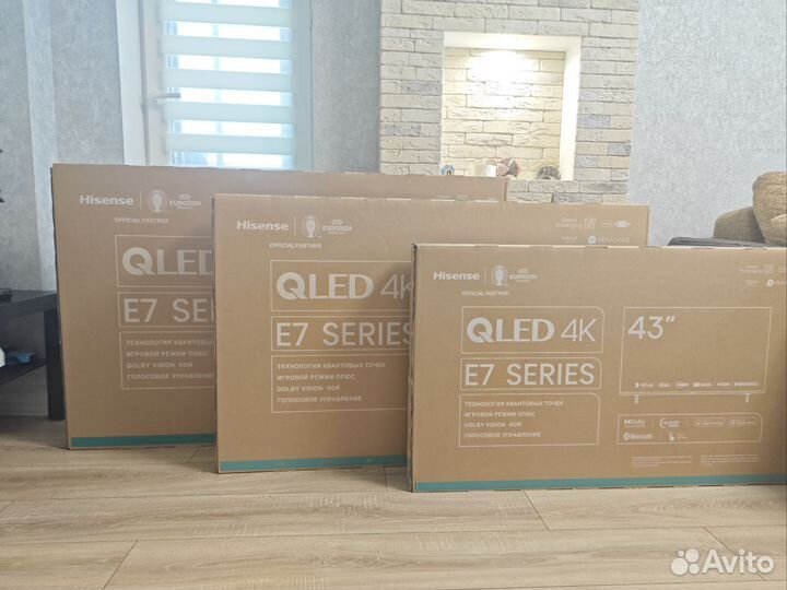 Новые 4K Qled Hisense 43- 55