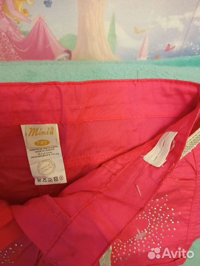 Шорты новые для девочек 128 разм