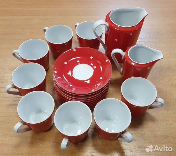 Кофейный набор kahla гдр фарфор 1970-e годы