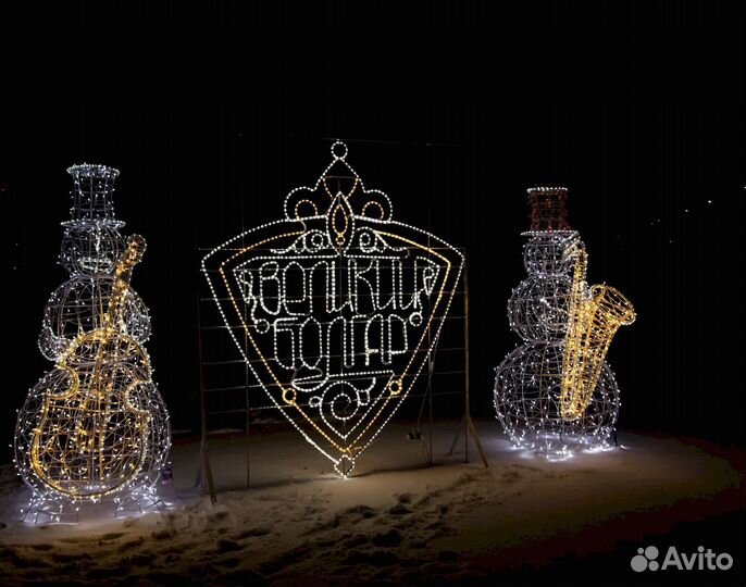 Cветовые фигуры Снеговика