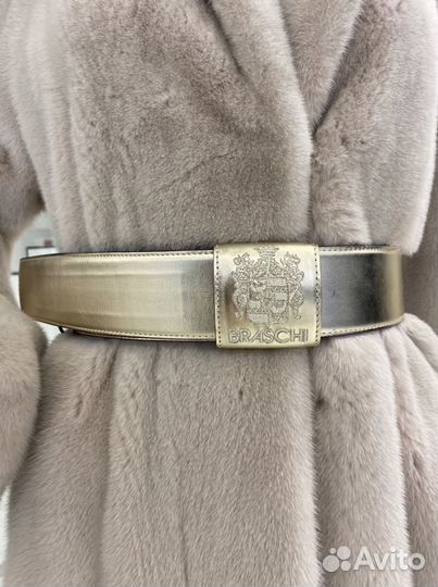 Ремни для шуб Braschi натуральная кожа, лак