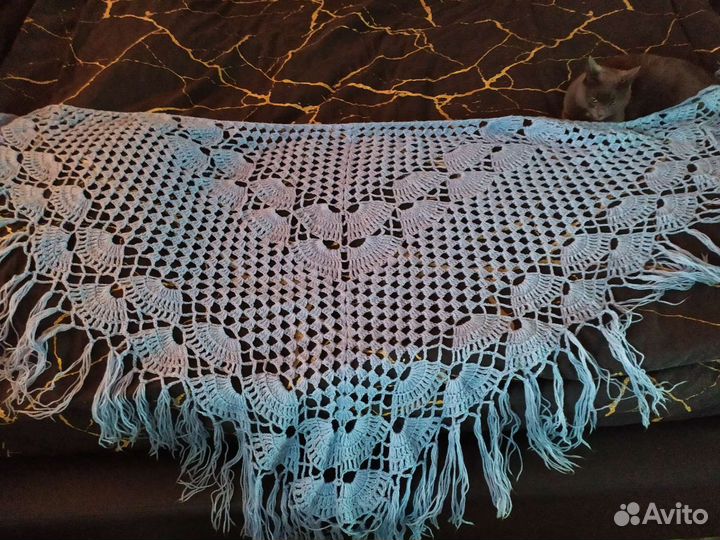 Платок шаль шерсть