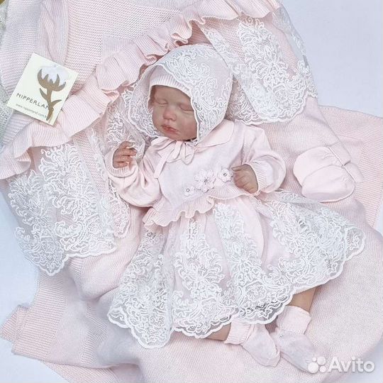 Вязаный набор на выписку. Бренд NipperLand. Турция