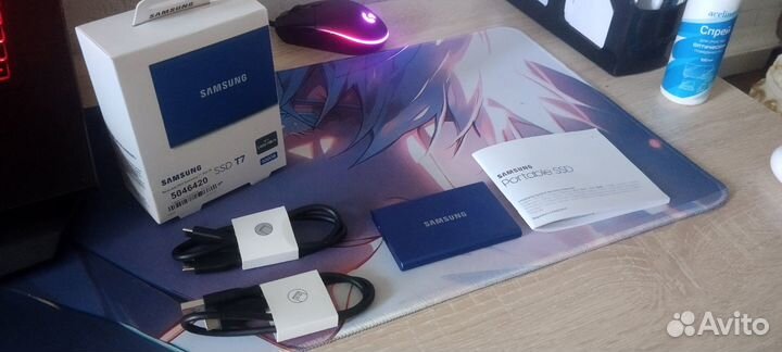 Внешний ssd samsung t7