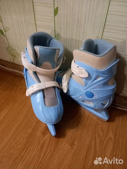 Коньки детские раздвижные р с 35 по 37р