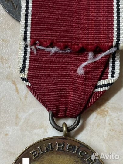 Медаль немецкая Аншлюс Австрии оригинал