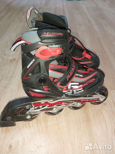 Коньки роликовые детские раздвижные 36 размер