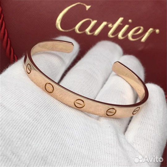 Браслет Cartier Love, розовое золото