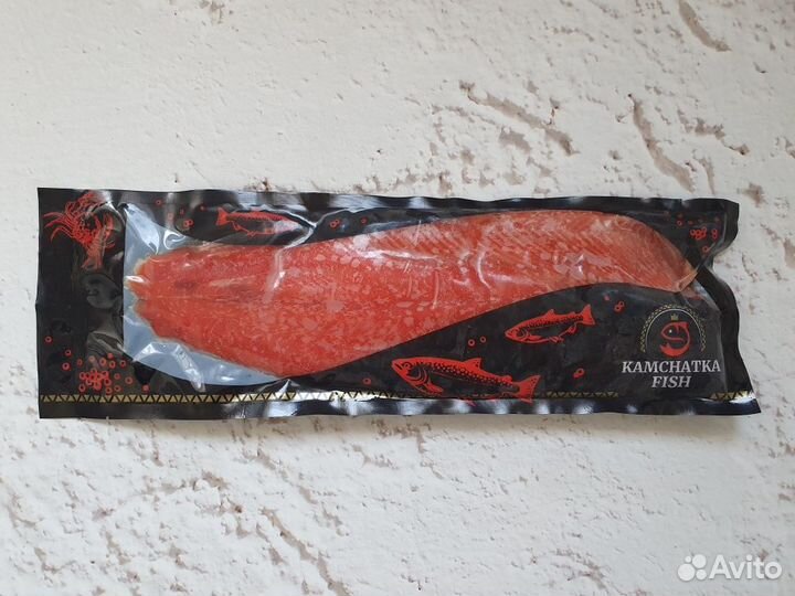 Филе нерки филе на коже солено-мороженое (пласт)