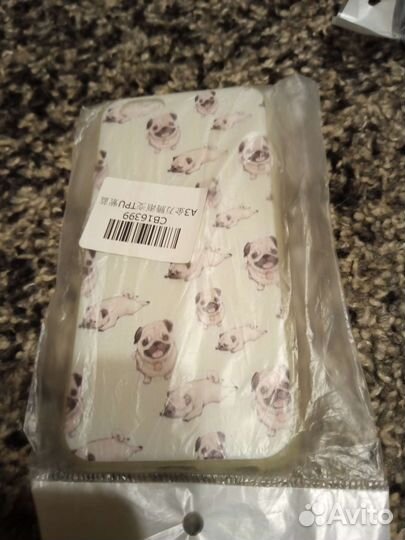 Чехол на 6 айфон мопсы и бокал