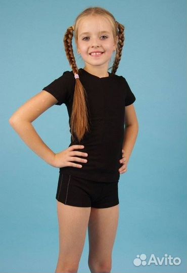 Ф 2.03 Футболка детск.черный (134-68-57 / 9 лет)