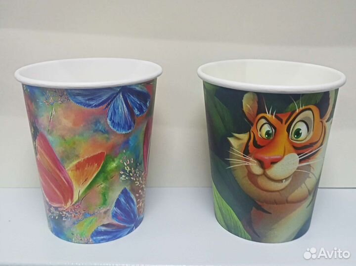 Стаканы одноразовые бумажные