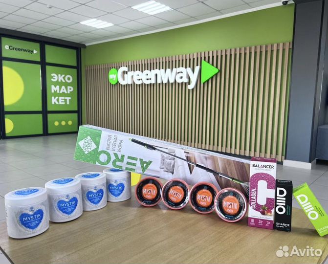 Экопорошок для посудомоечной машины Гринвей