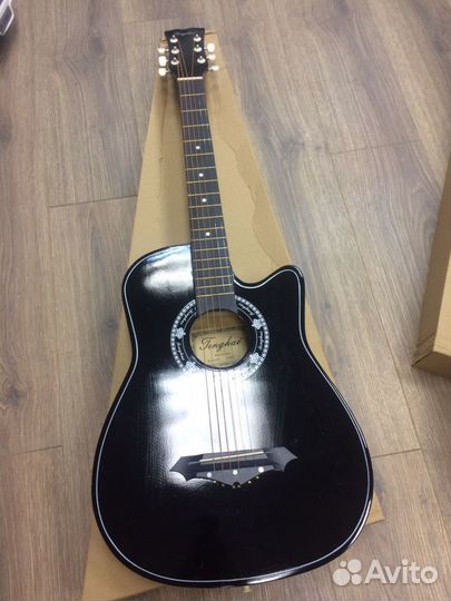 Гитара акустическая jenghai 7/8 новая