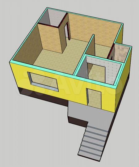 1-к. апартаменты, 37,4 м², 1/12 эт.