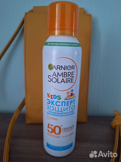 Солнцезащитный спрей spf 50 Garnier
