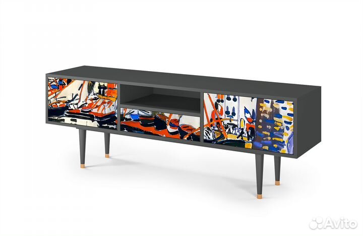 Тв-тумба T6 - Антрацит - Le Sechage des voiles