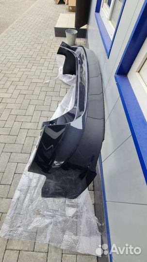 Бампер задний форд фокус 3 серый