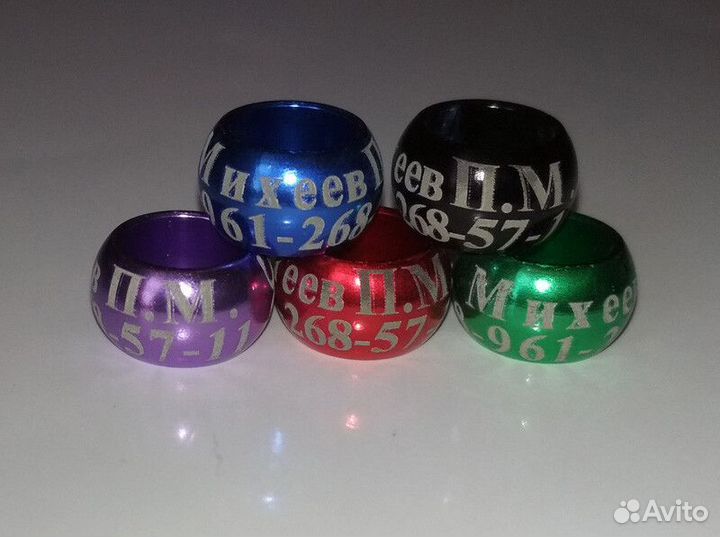 Именные кольца для голубей по всей России