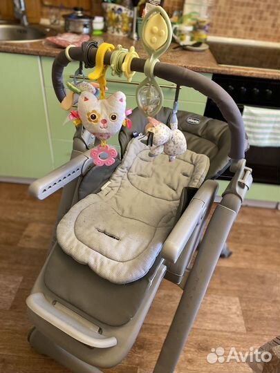 Стульчик для кормления chicco polly magic relax