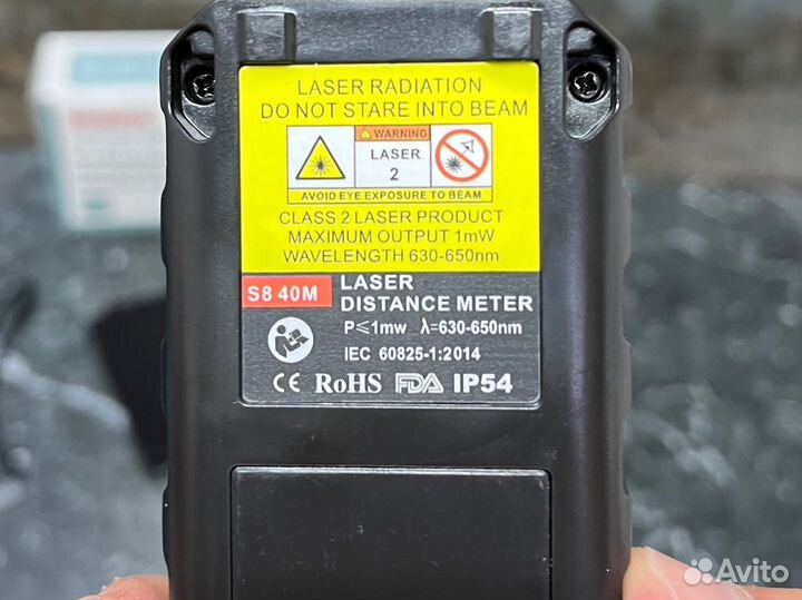 Лазерный дальномер makita 40м