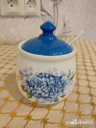 Сахарница,чайная пара,набор для специй новое