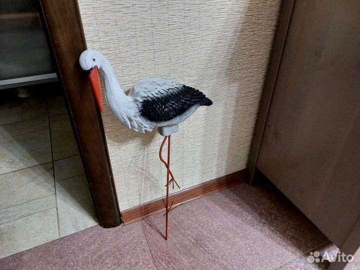 Садовая фигура Аист