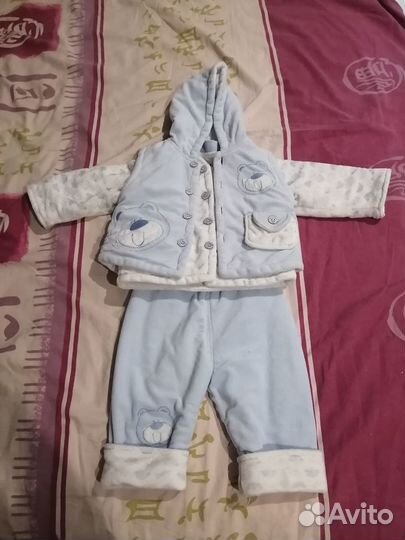 Костюм тройка плюшевый