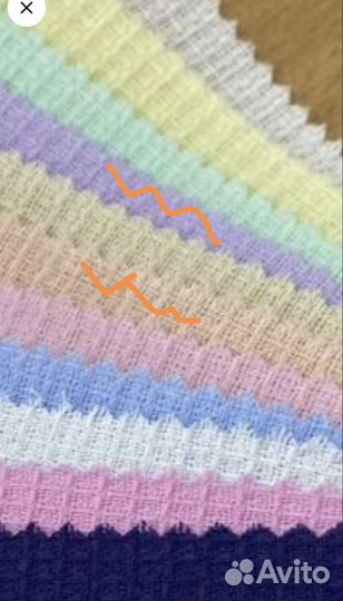 Ткань на отрез рогожка вафельное полотно