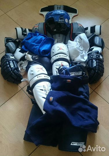 Хоккейная экипировка рост 178-185 и баул