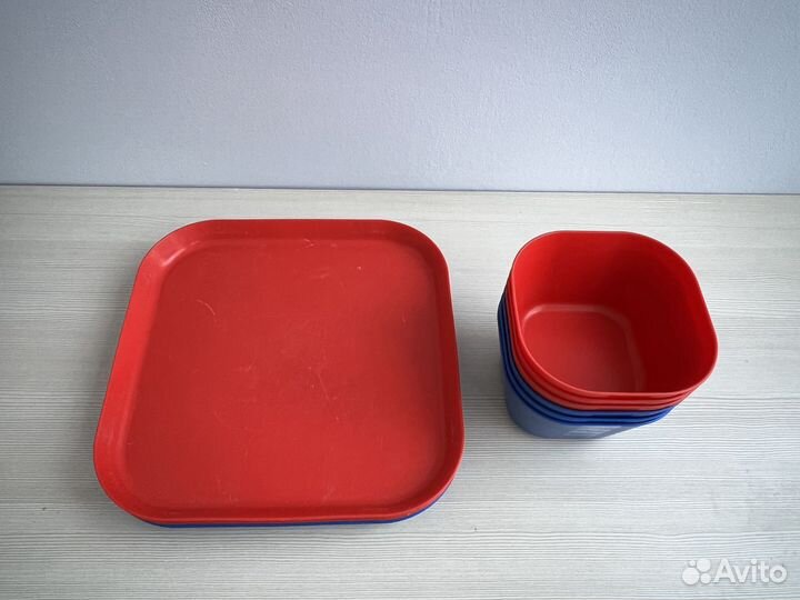 Тарелки-подносы и миски IKEA