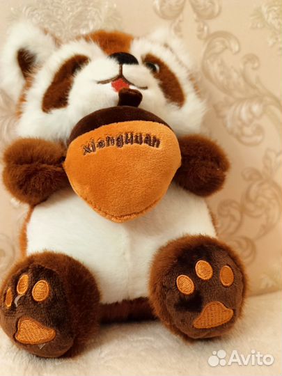 Мягкие игрушки, енот, 35см, новый