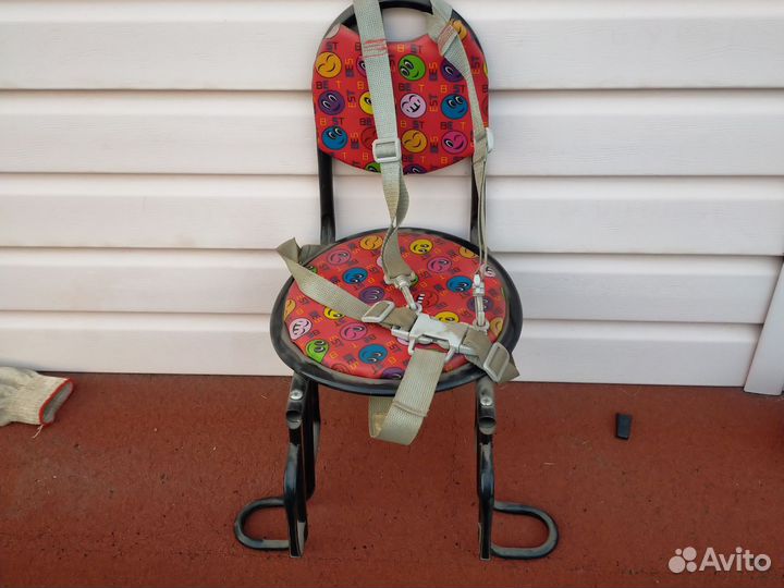 Сидушка на велосипед для ребенка на раму