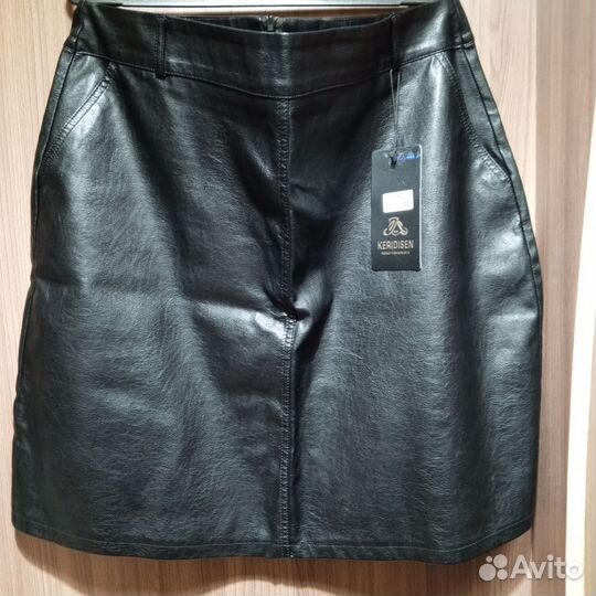 Кожаная юбка