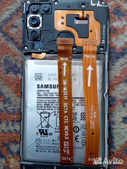 Samsung m31 на зап.часть