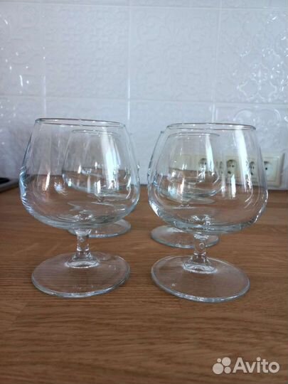 Бокалы для коньяка, шампанского, стопки, графин