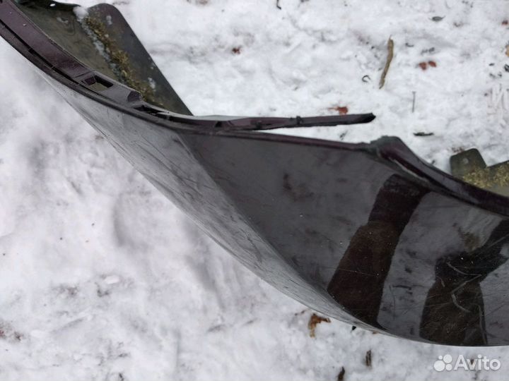 Бампер задний Hundai Solaris до рестайл