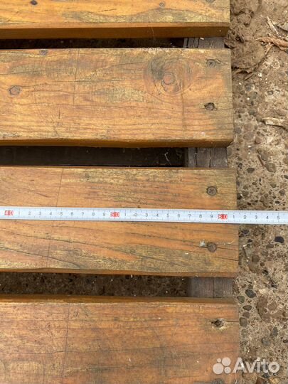 Шезлонг лежак деревянный