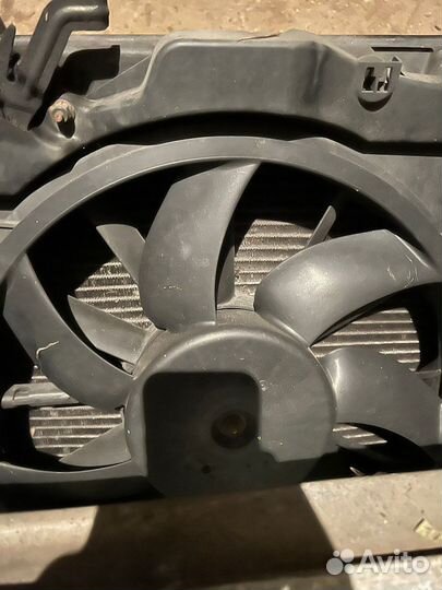 Кассета радиаторов вентилятор Пежо 308 1.6