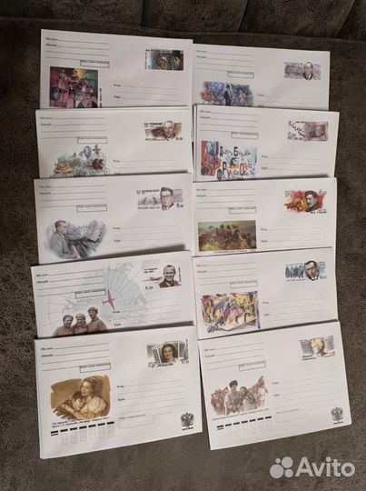 Коллекция старых конвертов - лот 1