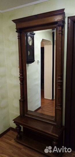 Зеркало напольное в полный рост, немецкое, дерево