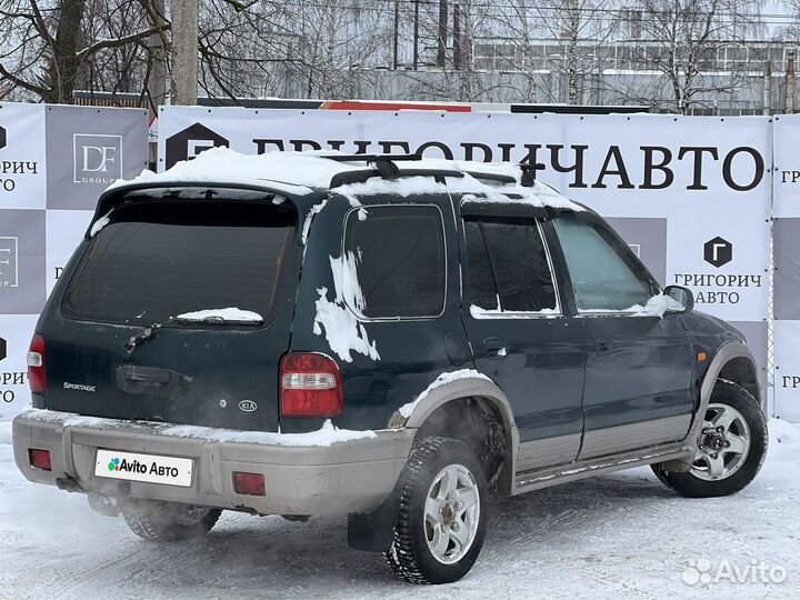 Kia Sportage 2.0 МТ, 2001, 280 000 км