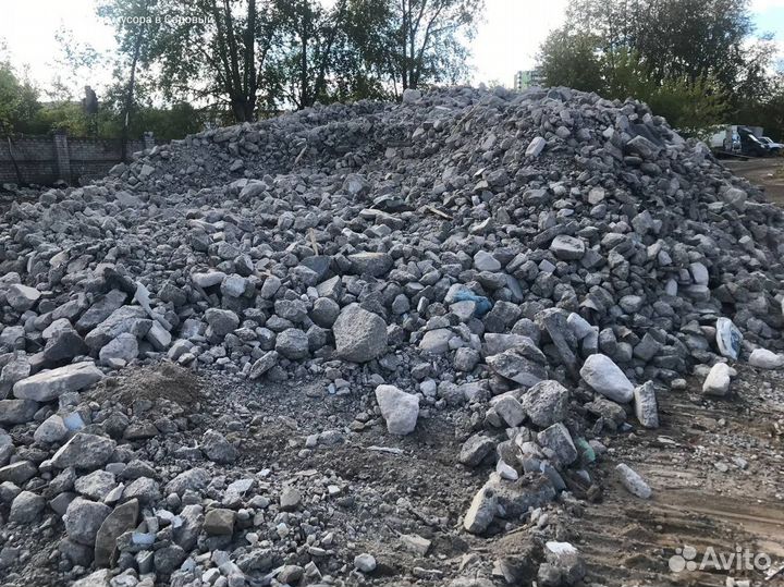 Бетонный бой без мусора в Садовый