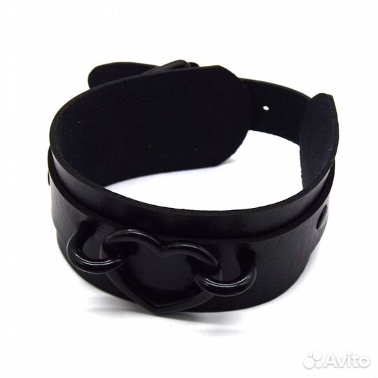 Браслет Черное сердце
