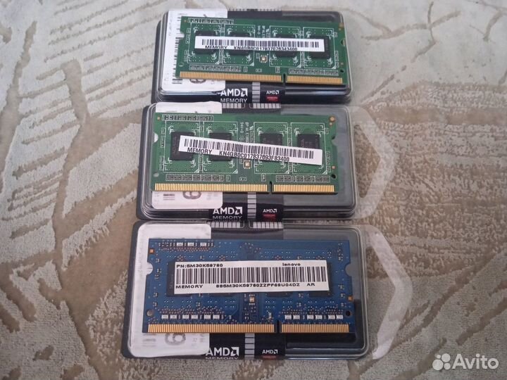 DDR3 4gb для ноутбука sodimm
