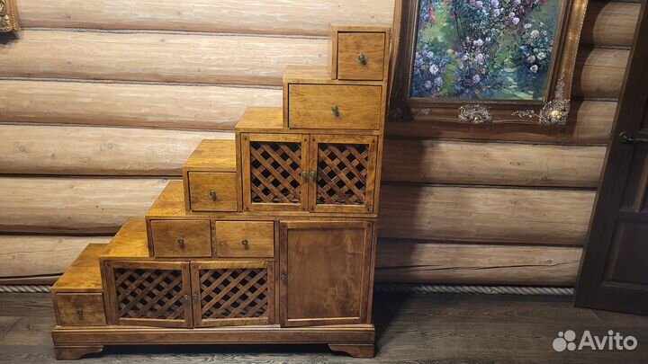 Тумба Луи Филипп массив ольхи