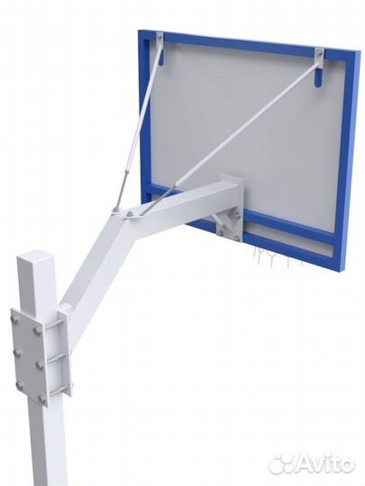 Стойка регулируемая с тренировочным щитом из мета