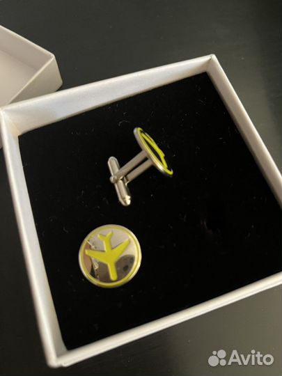 Запонки S7 Airlines мерч